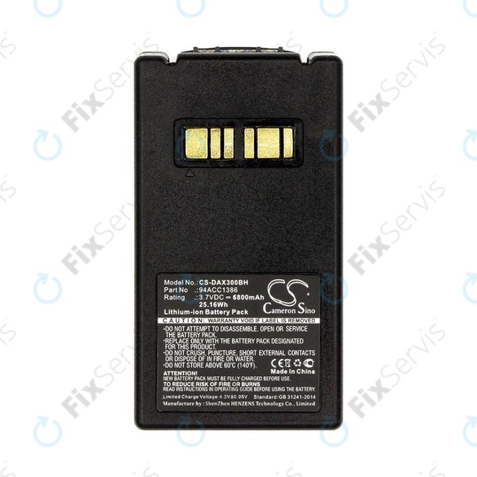 Batéria pre Datalogic Falcon X4, X3, 6800mAh, Li-Ion, 3.7V, 94ACC1386, HQ