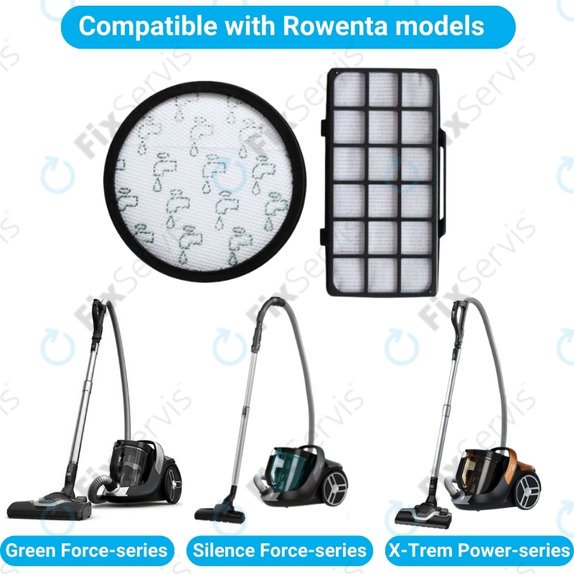 Rowenta Green Force, Silence Force, X-Trem Power - Sada Filtrov