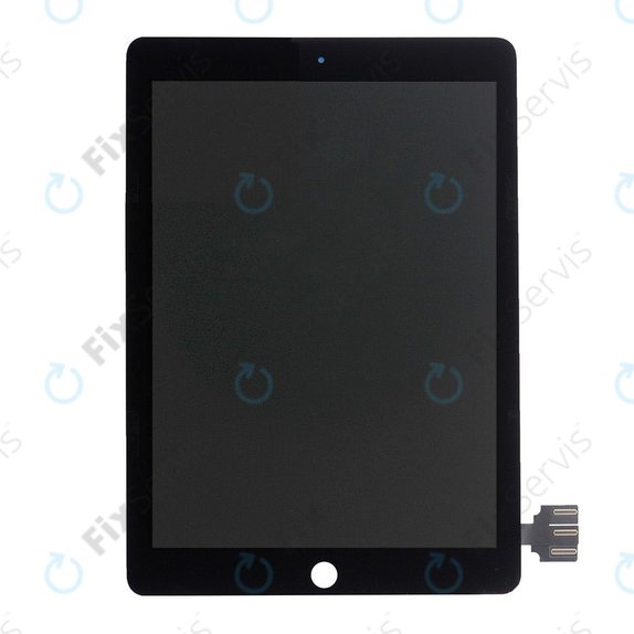 LCD Displej pre iPad Pro 9.7" (2016), Black, Dotykové sklo bez rámu
