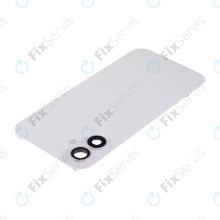 Apple iPhone 16 Plus - Sklo Zadného Housingu + Sklíčko Kamery + Kovový Pliešok + Magsafe Magnet (White)