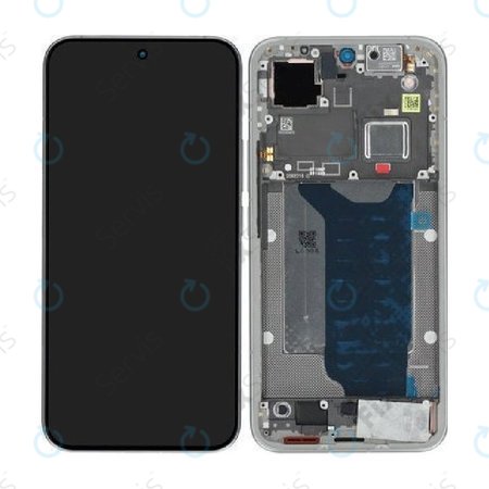 Displej pre Xiaomi 15T Pro 5G, Gray, Dotykové sklo s rámom, 5600050O12U00, Genuine Service Pack