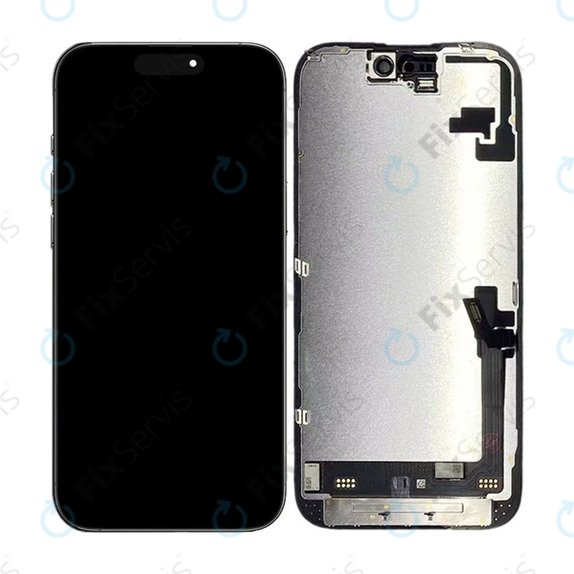 Displej pre iPhone 16, Dotykové sklo s rámom, Refurbished