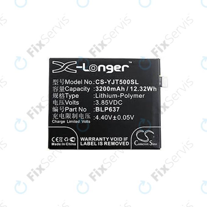 OnePlus 5, 5T - Batéria BLP637 3200mAh HQ