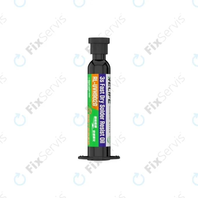 Relife RL-UVH902G - UV Vytvrditeľná Spájkovacia Maska - 10ml (Čierna)