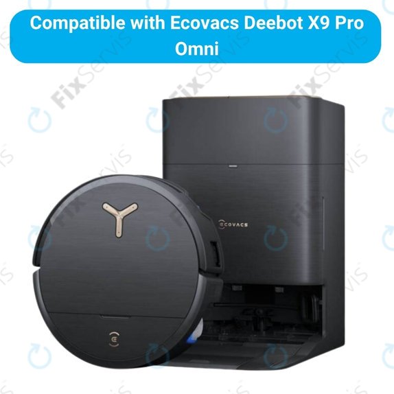 Sada náhradných dielov pre Ecovacs Deebot X9 Pro Omni (2x Hlavná kefa, 4x Filter, 4x Bočná kefa, 4x Mopovacia utierka, 4x Prachové vrecko)