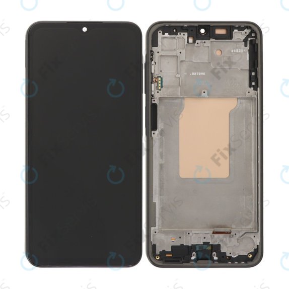 Samsung Galaxy A26 A266E - LCD Displej + Dotykové Sklo + Rám (Black) TFT