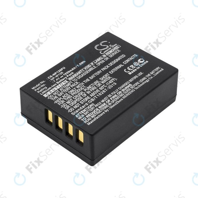 Batéria pre Fujifilm FinePix, 1020mAh, Li-Ion, 7.4V, NP-W126, NP-W126S, HQ