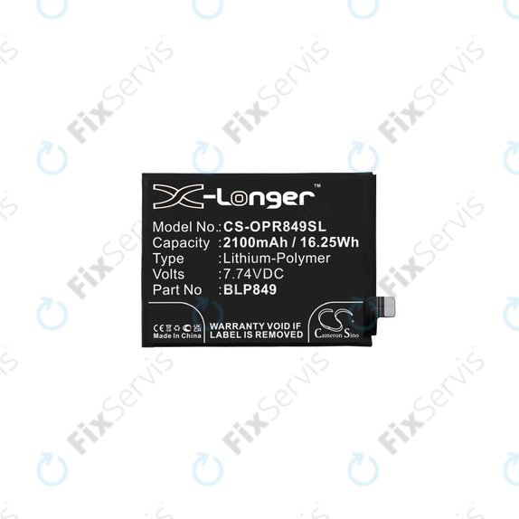 Realme GT 5G RMX2202, GT Neo RMX3031 - Batéria BLP849 2100mAh HQ