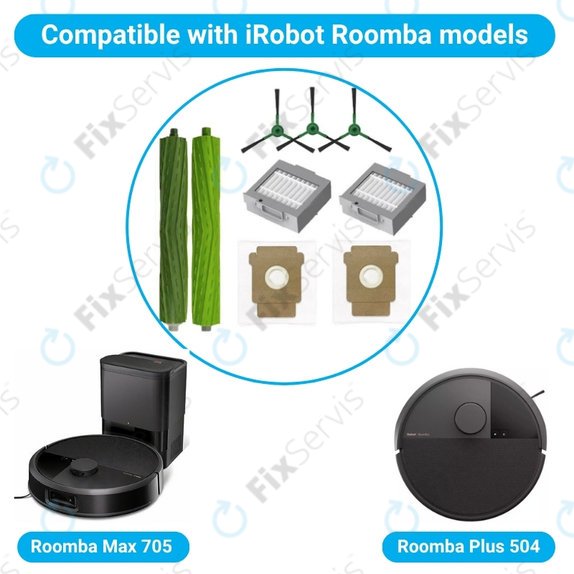 iRobot Roomba Max 705, Plus 504 - Kompletný set