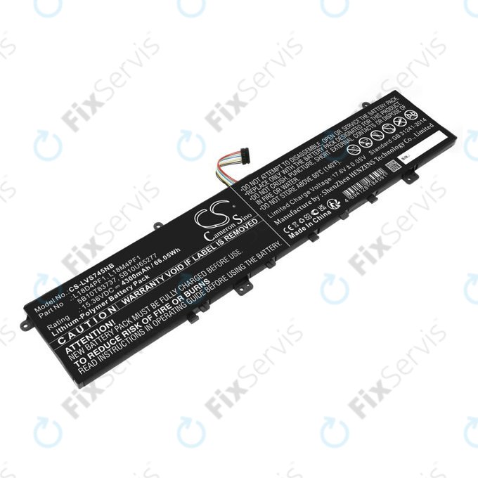 Batéria pre Lenovo Yoga, 4300mAh, Li-Pol, 15.36V, L18D4PF1, HQ