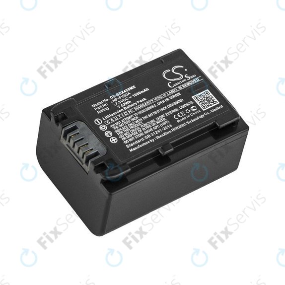 Batéria pre Sony FDR-AX33, 40, 45, 53, 60, 700, P33, HDR-CX450, 625, 1030mAh, Li-Ion, 7.3V, NP-FV50A, HQ