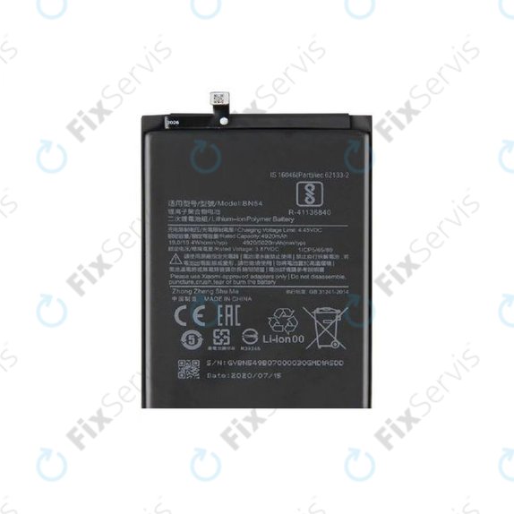 Xiaomi Redmi 9, 9A, Note 9 - Batéria BN54 5020mAh