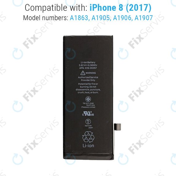 Batéria pre iPhone 8, 1821mAh