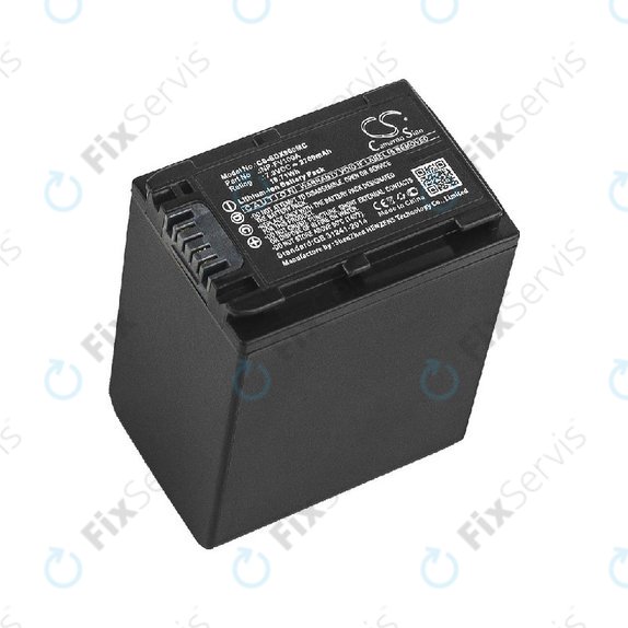 Batéria pre Sony FDR-AX, HDR-CX, HDR-CX HDR-PJ, NEX-VG30, 2700mAh, Li-Ion, 7.3V, NP-FV100A, HQ