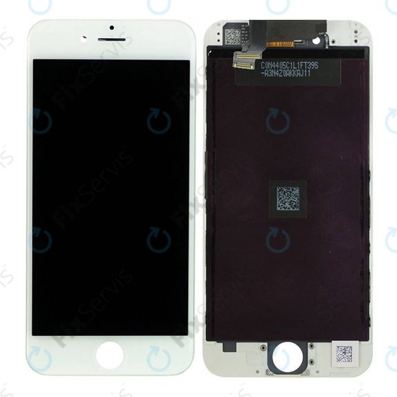Displej pre iPhone 6, White, Dotykové sklo s rámom, Refurbished