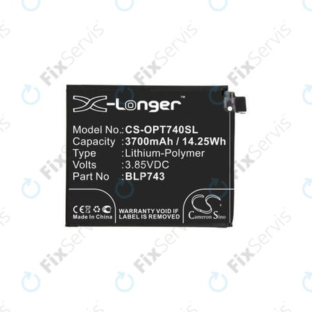 OnePlus 7T - Batéria BLP743 3700mAh HQ