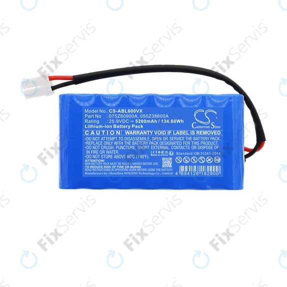 Batéria pre Wiper i130S, Ambrogio Twenty Elite, 5200mAh, Li-Ion, 25.9V, 075Z60900A, HQ