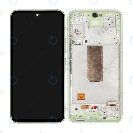 Samsung Galaxy A54 5G A546B - LCD Displej + Dotykové Sklo + Rám (Light Green) - GH82-31231C, GH82-31232C Genuine Service Pack