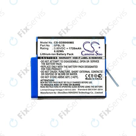 Batéria pre Gopro Hero 9, 11, 1720mAh, Li-Ion, 3.85V, SPBL1B, HQ