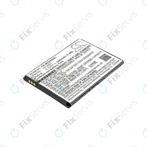 Batéria pre Navon Mizu D455, 1460mAh, Li-Ion, 3.7V, G13001, HQ