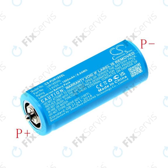 Batéria pre Braun Silk-épil 5, Silk-épil 7, Silk-épil 9, 1900mAh, Li-Ion, 3.6V, UR18500L, HQ