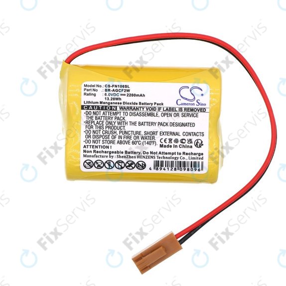 Batéria pre Beta iSV Amplifier, 2200mAh, Li-MnO2, 6V, BR-AGCF2W, HQ