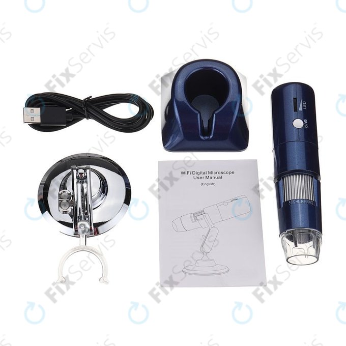 Wi-Fi Prenosný Digitálny Mikroskop / Kamera / Lupa (1080p)