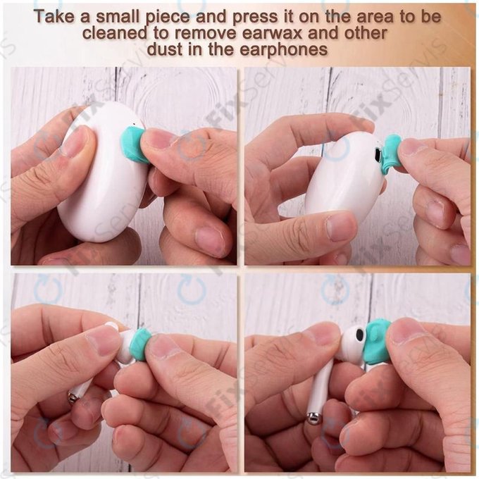 Plastická Hmota na Čistenie Telefónov a Slúchadiel (6 prúžkov)