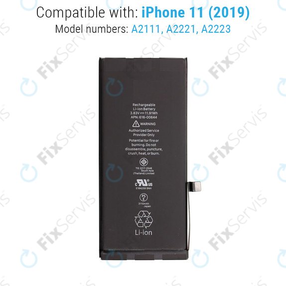 Batéria pre iPhone 11, 3110mAh