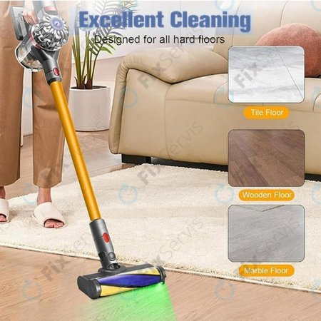 Dyson V12 - Podlahová Hubica s LED Zeleným Svetlom