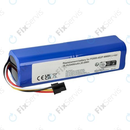 Xiaomi Dreame L10s Pro, Ultra, L20 Ultra, Mi Robot Vacuum Mop 2 Ultra, Roidmi EVE Max - Batéria P2008-4S2P-MMBK Li-Ion 14.4V 6400mAh