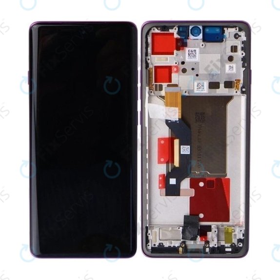 Motorola Edge 60 Pro - LCD Displej + Dotykové Sklo + Rám (Sparkling Grape) - 5D68C30047 Genuine Service Pack