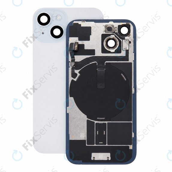 Sklo zadného housingu pre iPhone 15, Blue, Pulled A