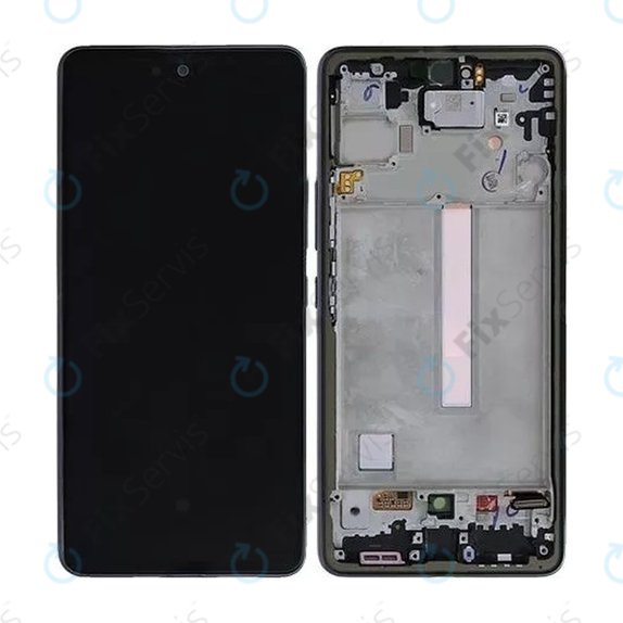 Samsung Galaxy A73 A736 - LCD Displej + Dotykové Sklo + Rám (Black) TFT