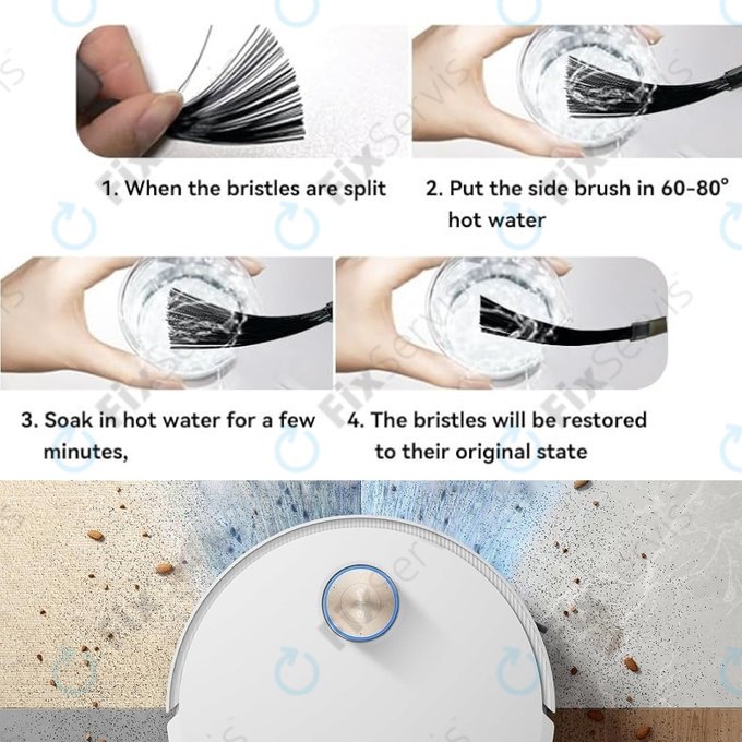 Xiaomi Dreame X50 Ultra, X40 Ultra, L40 Ultra, L40s Pro Ultra, Mova V50 Ultra, P60 - Bočná kefa