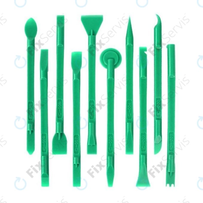 Relife RL-049C - Obojstranný Set Náradia na Demontáź 10v1 (Zelený)