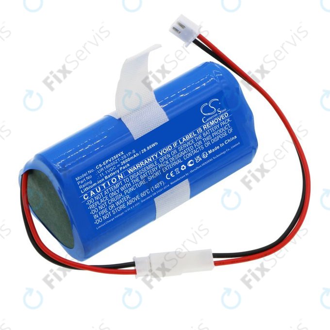 Batéria pre Electropan Ilife V3S, 2600mAh, Li-Ion, 11.1V, UR18650ZT-3S1P-S, HQ