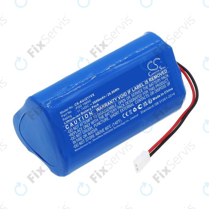 Batéria pre Aquajack 211, 2600mAh, Li-Ion, 11.1V, PSD 18650, HQ