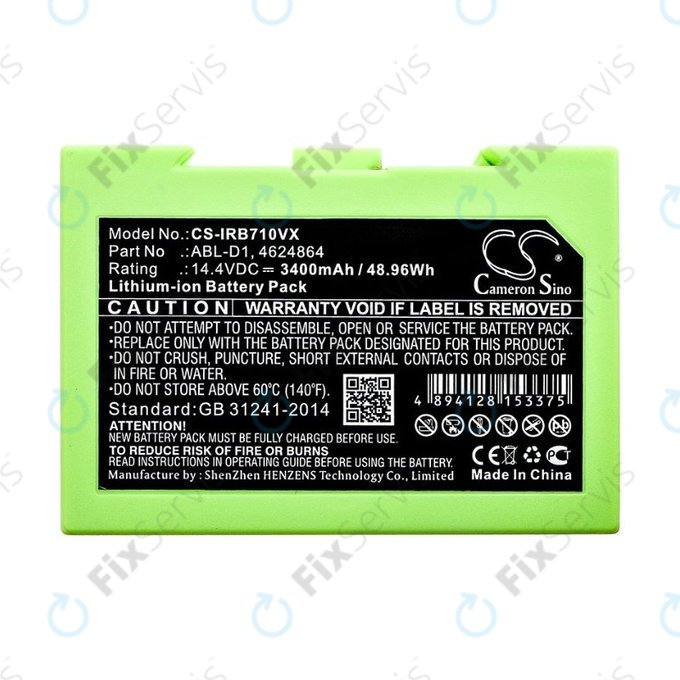 iRobot Roomba e-series, i-series - Batéria ABL-D1, 4624864, ABL-D2 Li-Ion 14.4V 3400mAh HQ