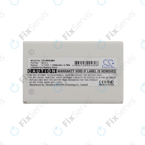 Batéria pre Nokia 3610, 6510, 8310, 1000mAh, Li-Ion, 3.7V, BLB-2, HQ