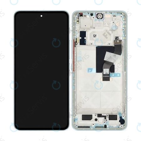 Xiaomi 12 Lite 2203129G - LCD Displej + Dotykové Sklo + Rám (Lite Green) - 56000500L900 Genuine Service Pack