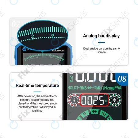 Sunshine DT-21N - Dotykový Multimeter