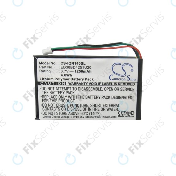 Garmin Nuvi 1400, 1450, 1450T, 1490LMT, 1490T, 1490T Pro - Batéria ED38BD4251U20 1250mAh HQ