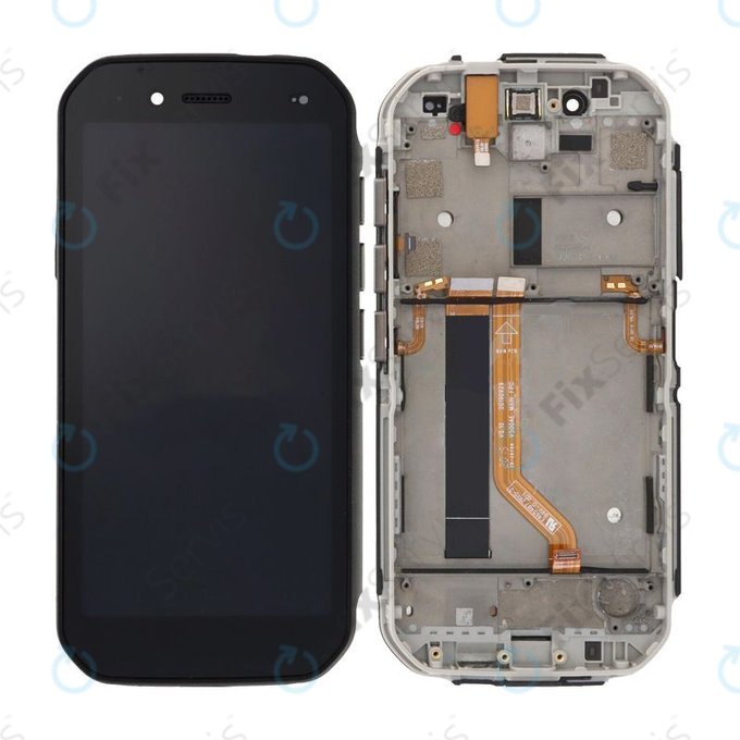 Caterpillar CAT S42 H+ 2022 - LCD Displej + Dotykové Sklo + Rám (Black) TFT