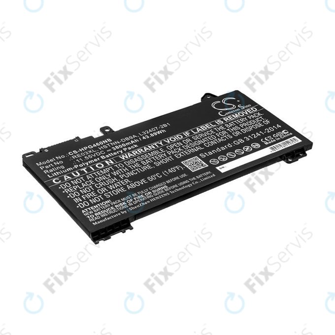 Batéria pre HP ProBook 455, 450, 445, 440, 430 G6, 3800mAh, Li-Pol, 11.55V, RE03XL, HQ