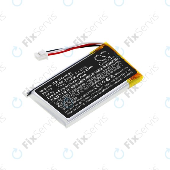 Batéria pre Sennheiser Momentum 2.0, 3.0, Urbanite XL, 600mAh, Li-Pol, 3.7V, AHB622540N1, HQ