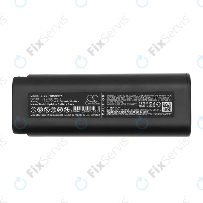 Batéria pre Paslode 900400, 3300mAh, Ni-MH, 6V, 404400, BCPAS-404717, HQ