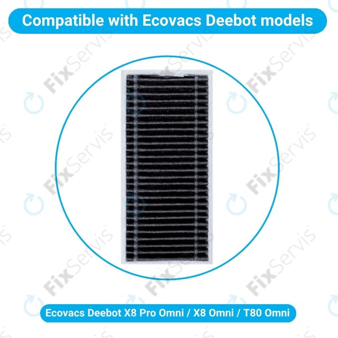 Ecovacs X8 Pro Omni, X8 Omni, T80 Omni - Prachový filter