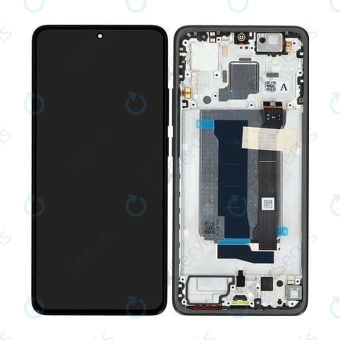 Xiaomi Poco X7 Pro 2412DPC0AG - LCD Displej + Dotykové Sklo + Rám (Black) OLED