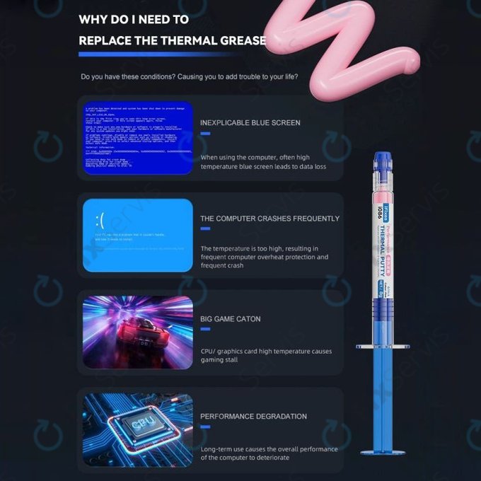 iFixes i506 Pink Performance Thermal Compound - termálna pasta pre telefóny a tablety, 50g